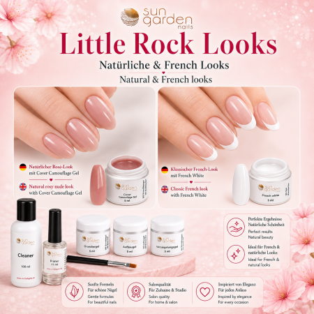 UV Gel Starterset - LITTLE ROCK - Nail Set